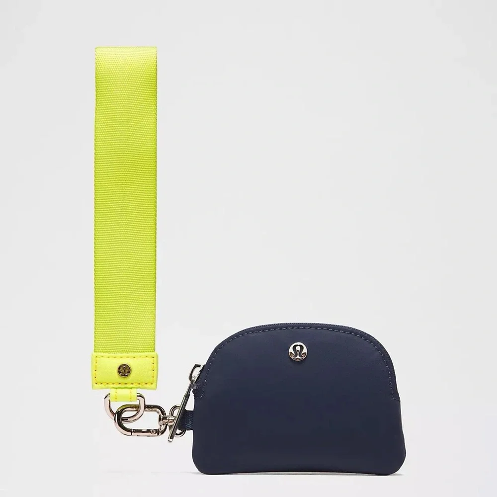 Lululemon Dual Pouch Wristlet- Sour Grape/Club Blue